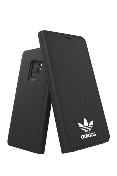 Adidas Originals Black/white Logo Booklet Samsung Galaxy S9 Case