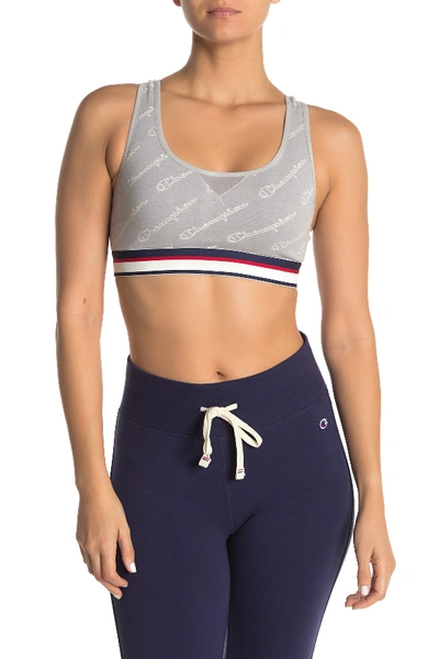 Champion Authentic Print Sports Bra In  O