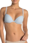 Cosabella Beautie Soire Push-up Bra In Nebbia