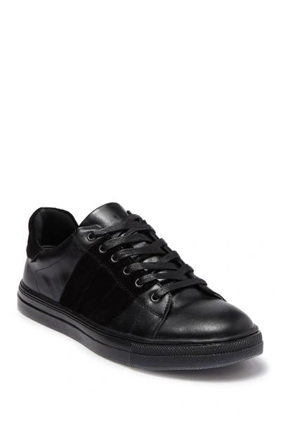 Badgley Mischka Finley Leather & Suede Sneaker In Black