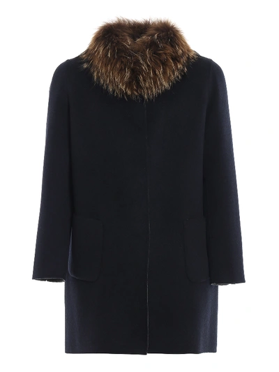 Schneiders Cassandra Virgin Wool And Alpaca Coat In Grey
