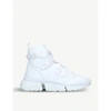 CHLOÉ SONNIE LEATHER HIGH-TOP TRAINERS