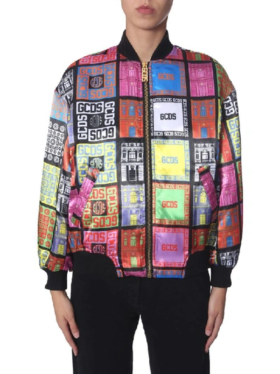 Gcds "palazzo Retro Bomber" In Multicolor