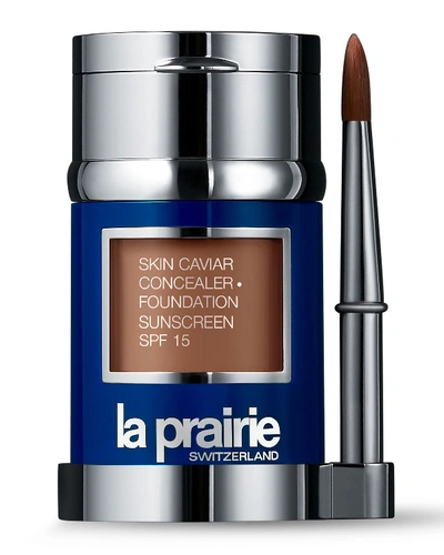 La Prairie Skin Caviar Concealer And Foundation Sunscreen Spf 15, 1.0 Oz./30 ml In Golden Beige