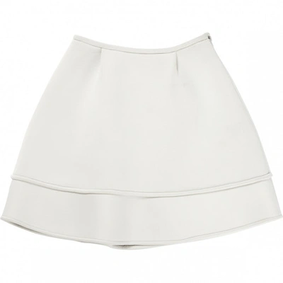 Pre-owned Co White Skirt