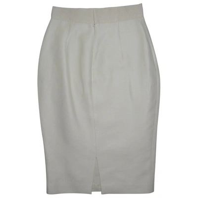 Pre-owned Giambattista Valli White Skirt