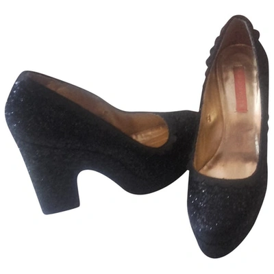 Pre-owned Manoush Pumps In Black