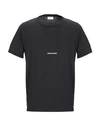 Saint Laurent T-shirts In Black