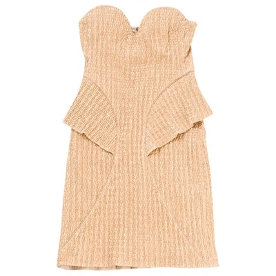 Pre-owned Willow Gold Dress