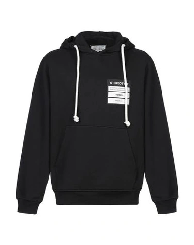 Maison Margiela Hooded Sweatshirt In Black