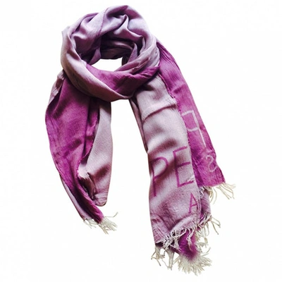 Pre-owned Patrizia Pepe Pink Scarf