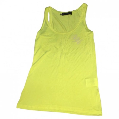 Pre-owned Dsquared2 Yellow Top