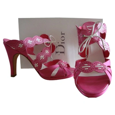 Pre-owned Dior Pink Sandals