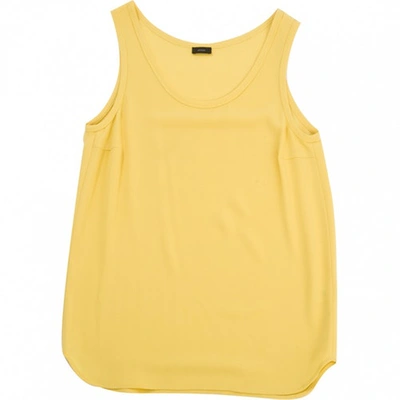 Pre-owned Joseph Yellow Top