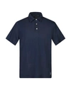 Original Vintage Style Polo Shirt In Dark Blue