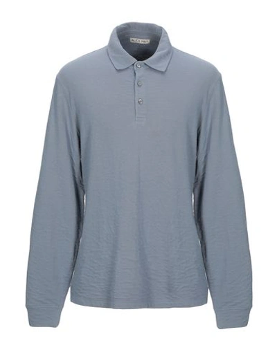 Alex Mill Polo Shirt In Slate Blue