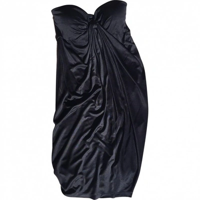 Pre-owned Catherine Malandrino Black Strapless Dress