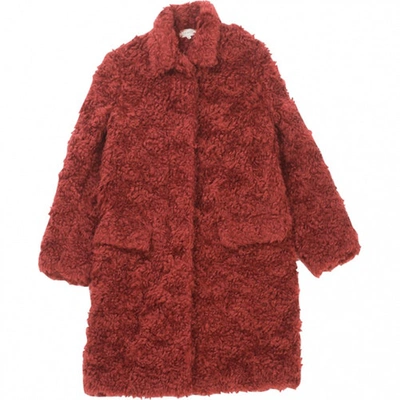 Pre-owned Isa Arfen Coats In Red