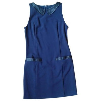 Pre-owned Claudie Pierlot Dress In Navy