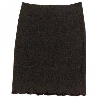 Pre-owned Rochas Black Skirt