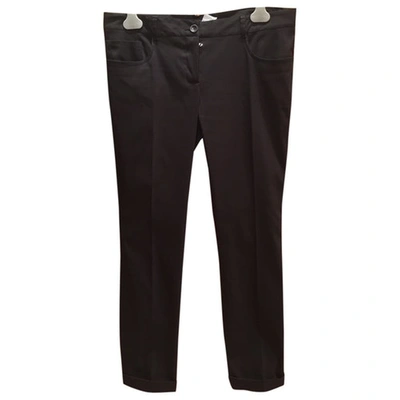 Pre-owned Dolce & Gabbana Straight Pants In Black