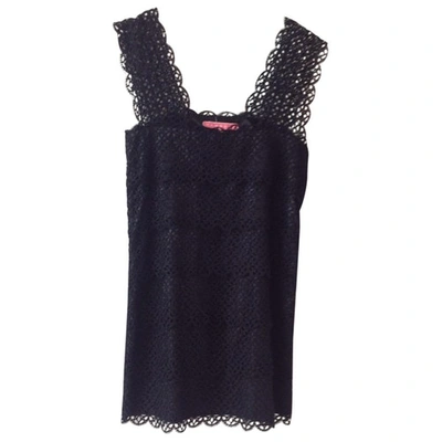 Pre-owned Manoush Lace Dress In Black