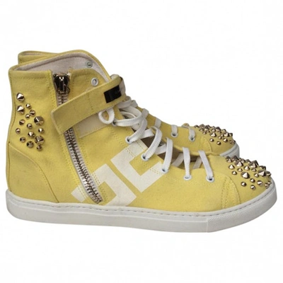 Pre-owned Elisabetta Franchi Lace Ups In Yellow