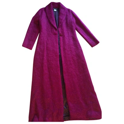 Pre-owned Collette Dinnigan Coat In Purple