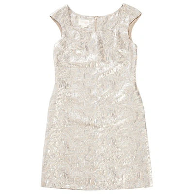 Pre-owned Notte By Marchesa Mini Dress In Beige