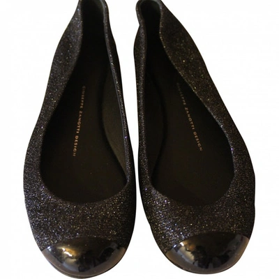 Pre-owned Giuseppe Zanotti Black Ballet Flats