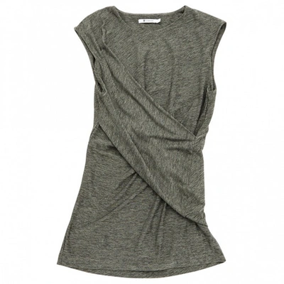 Pre-owned Alexander Wang T Tunic In Grey