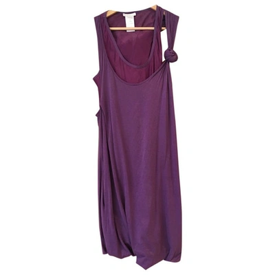 Pre-owned Chloé Mini Dress In Purple