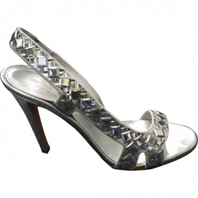 Pre-owned Sergio Rossi Pumps In Silver