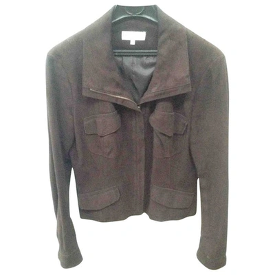 Pre-owned Gerard Darel Short Jacket In Brown