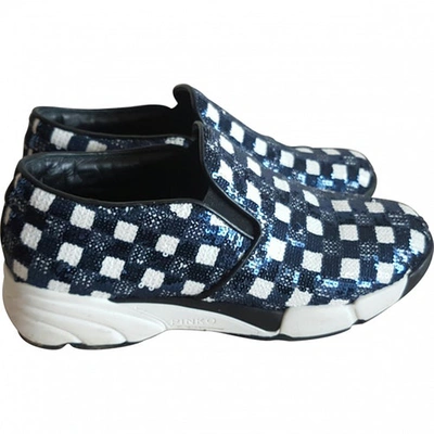 Pre-owned Pinko Sneakers Blau