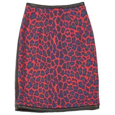 Pre-owned Christopher Kane Skirt In Red