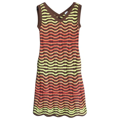 Pre-owned M Missoni Mid-length Dress In Multicolour