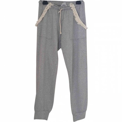 Pre-owned Lna Trousers In Grey