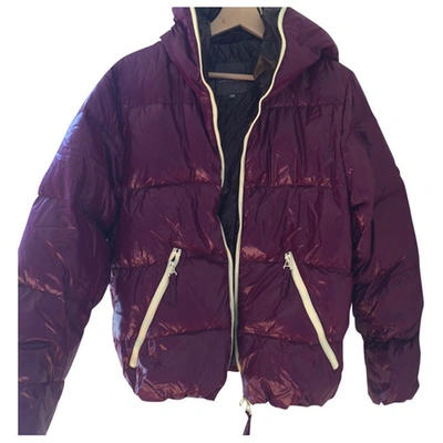 Pre-owned Duvetica Jacket In Burgundy