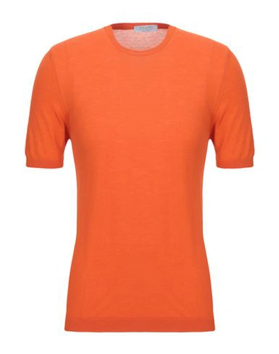 Gran Sasso Sweater In Orange
