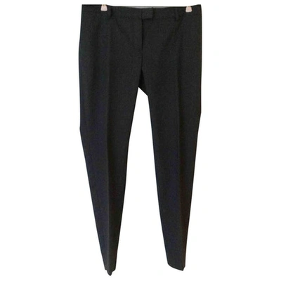 Pre-owned Paul & Joe Straight Pants In Anthracite