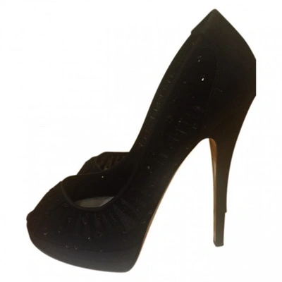 Pre-owned Casadei Heels In Black