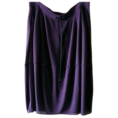 Pre-owned Chalayan Mid-length Skirt In Purple