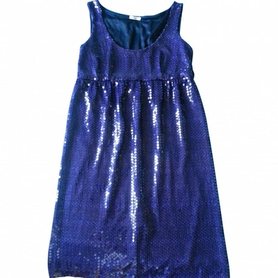 Pre-owned P.a.r.o.s.h Mid-length Dress In Blue