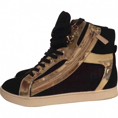 Pre-owned Just Cavalli Trainers In Black