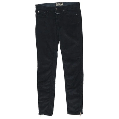 Pre-owned Closed Slim Jeans In Navy