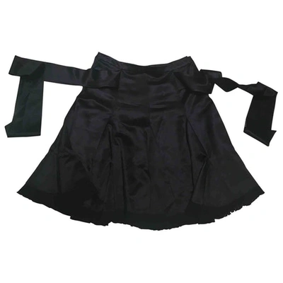 Pre-owned Emilio Pucci Mini Skirt In Black