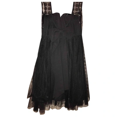 Pre-owned Mangano Mid-length Dress In Black