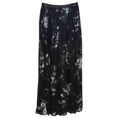 Pre-owned 8pm Maxi Skirt In Black
