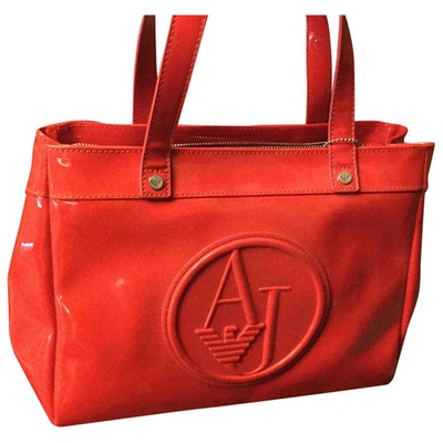 Pre-owned Armani Junior Handbag In Red